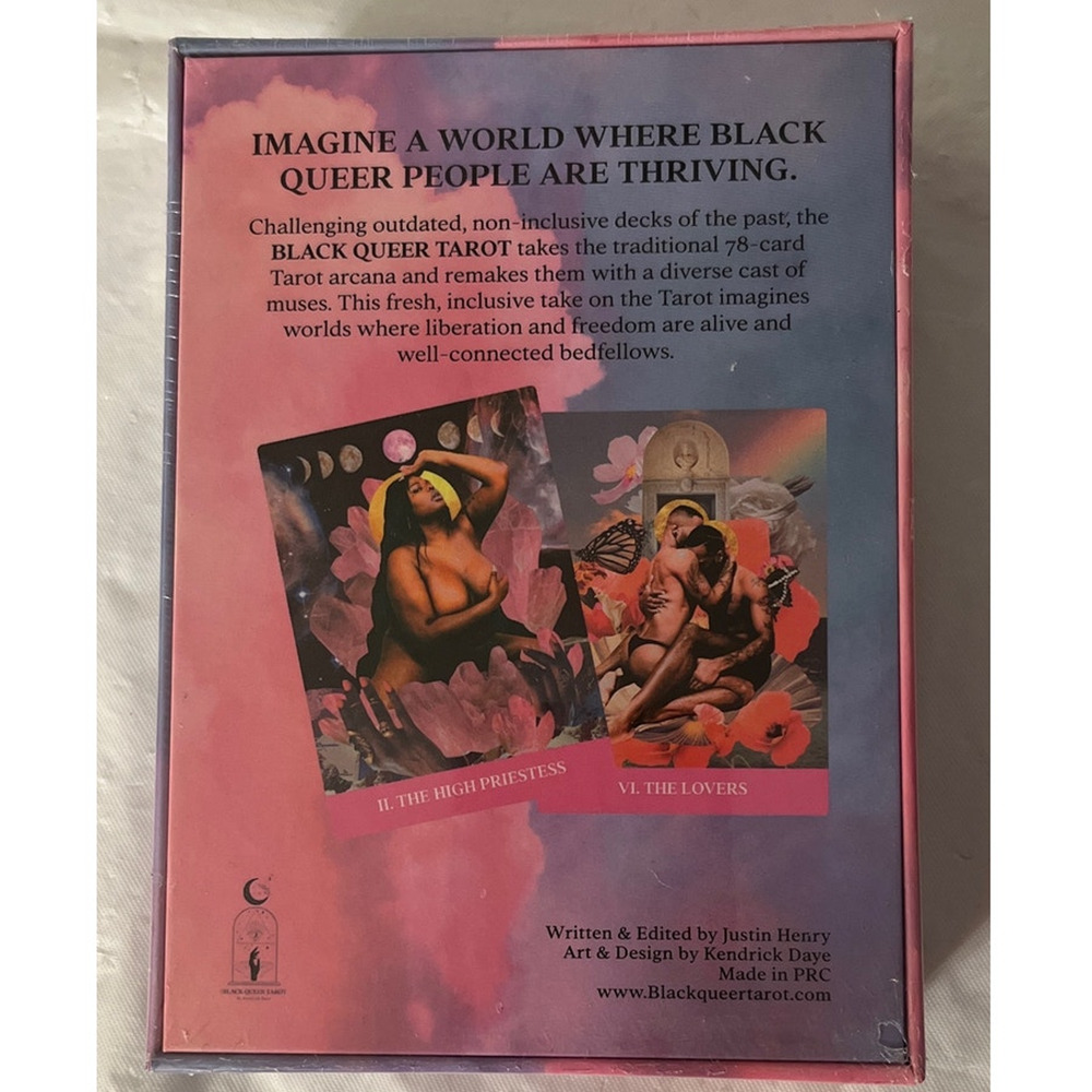 The BLACK QUEER TAROT Deck by Harlem base artis Kendrick Daye - Sealed NIB - Picture 3 of 10
